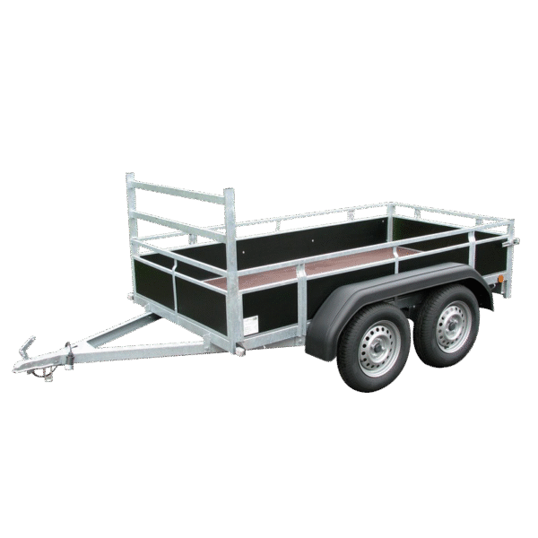 Remorque bois double essieux PTAC 500kg/750kg